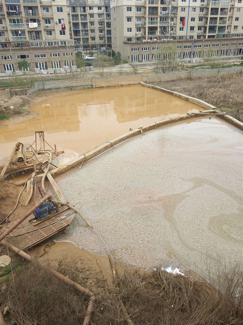 定襄沉淀池淤泥清理-厂区废水池淤泥清淤